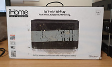 iHome AirPlay Sistema Altoparlanti Stereo Wireless con Batteria Ricaricabile per iPod