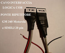 CAVO INTERFACCIA COR PER PONTE RIPETITORE GM 340 MOTOROLA e simili 20  PIN 
