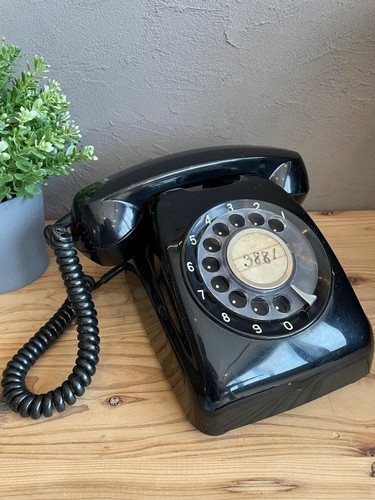 Showa retrò telefono - [showa, nero