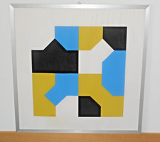 ?BRUNO MUNARI Serigrafia Firmata e Numerata ?CURVA DI PEANO 1975 ?ESCLUSIVA