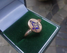 Oro rosa massonico anello - massonico,