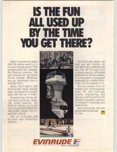 Pubblicità evinrude 1979 - evinrude,