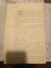Documento Manoscritto Antico