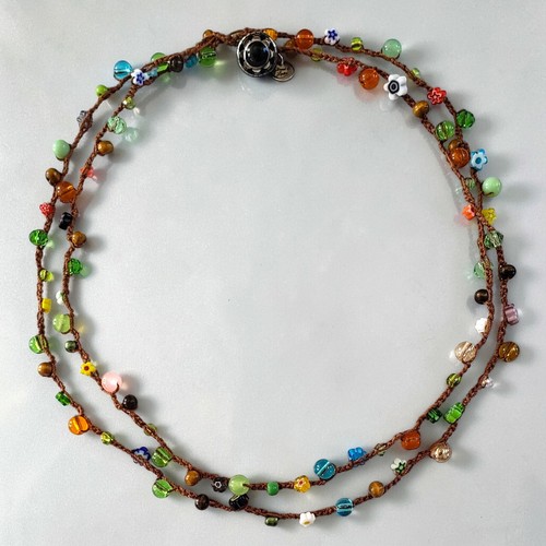 Collana boho filo lucentezza - collana,