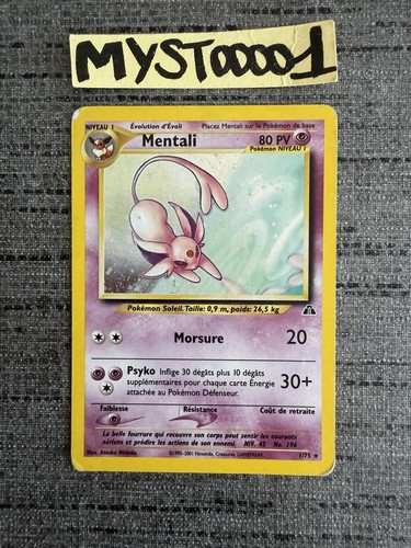 Carte pokémon mentali 75 - mentali, 1/75