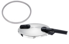 Fissler Vitaquick Premium coperchio pentola a pressione 26 cm con anello di...