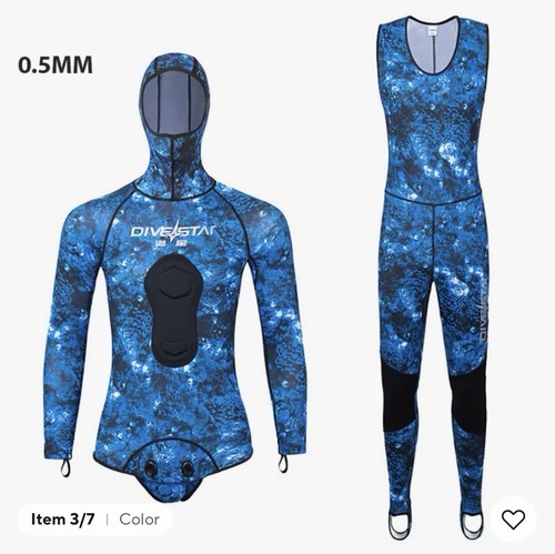 Divestar 5mm wetsuit scuba - 0.5mm,