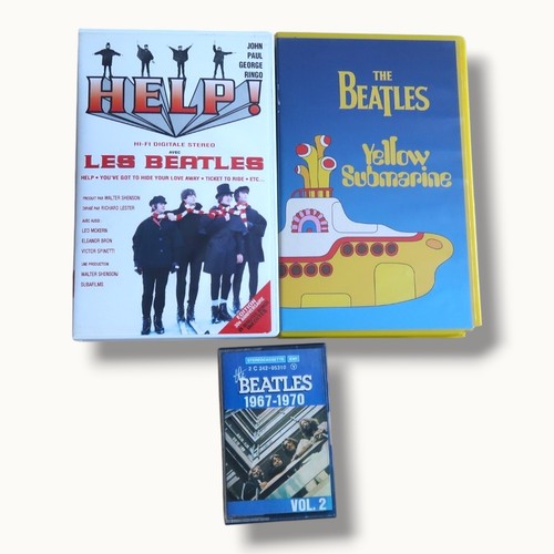 Lot the beatles 2 cassettes - lot, :