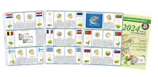 FOGLI ABAFIL Aggiornamenti X 2 Euro Commemorativi + Germania dal 2004 al 2025
