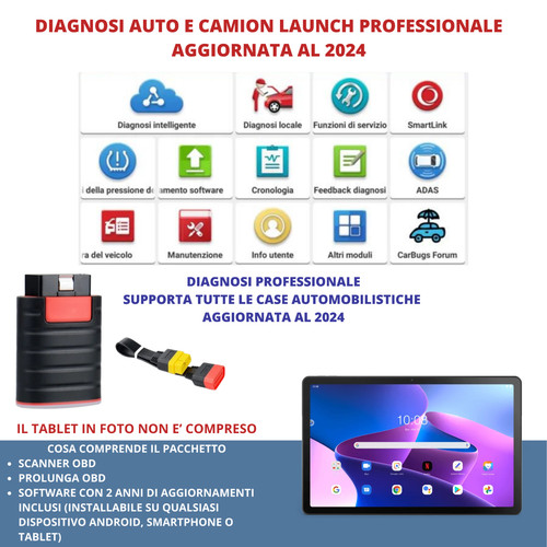 Diagnosi auto launch - launch, pro