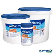 Marten Triplex CLORO IN PASTIGLIE 200gr MULTIFUNZIONE PER IGIENE ACQUA PISCINA