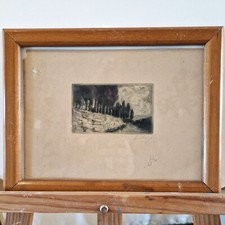Quadro, Stampa antica,  strada