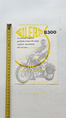 Gilera 300 1955 depliant - 300,