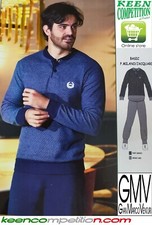 GIANMARCO VENTURI GMV Pigiama Uomo caldo invernale in punto milano made in italy