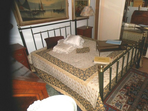 Vintage letto ottone - letto, in