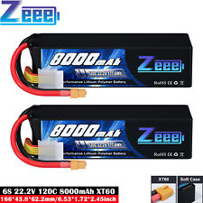 2x Zeee 22.2V 8000mAh 6S