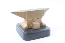 Piccolo Vecchio MINI Incudine Orafo Fabbro Gioiello Su Base Vintage