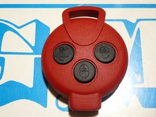 COVER  ROSSO TASTI NERI SMART MHD FORTWO 451 COUPE PULSE PER CHIAVE TELECOMANDO