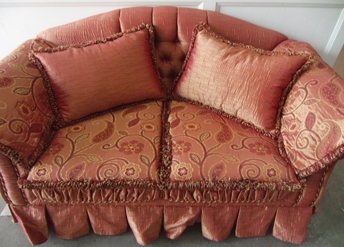 Divano rosso posti elegante - rosso,