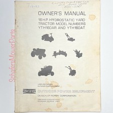 Sears Roper 16hp Hydro Yard
