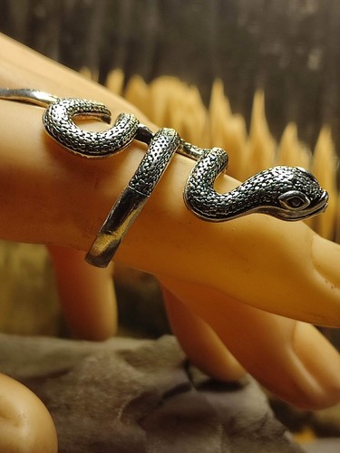 Anello donna serpente misura