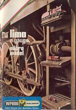 catalogo LIMA 1975 N Gauge micro model 093 WRENN Railways          E   aa