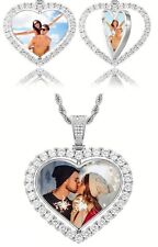 Collana,ciondolo Con Foto ..cuore Angeli ,Idea Regalo, Famiglia ,Ricordo ,love