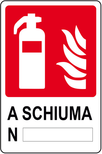 Adesivo segnaletica estintore - adesivo,
