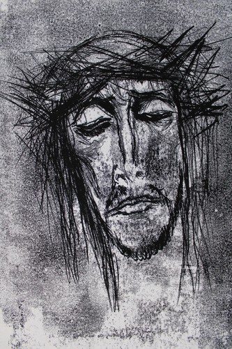 Cristo con corona - spine, |