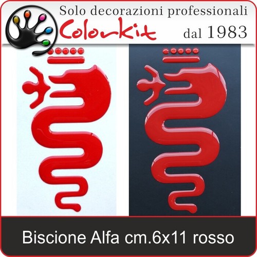 Adesivo per auto biscione alfa - adesivo,