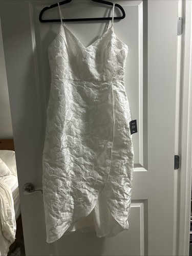 Abito lulus bianco pizzo - lulus, in