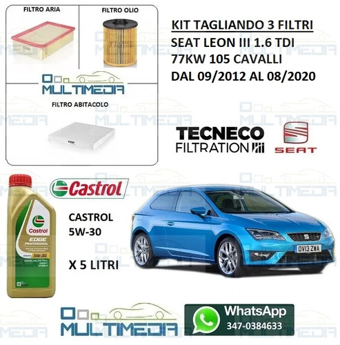 Kit tagliando filtri olio - kit,