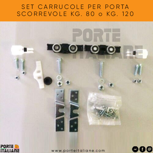Set carrucole per porta - per,