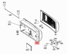 MERCEDES TRUCK LKW ACTROS MP4 FANALE POSTERIORE DX OEM A0035446303