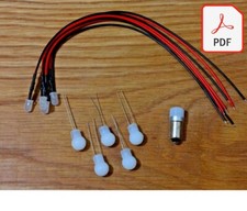 Sansui TU9900 ricambio lampade LED lampadine luci kit aggiornamento set + ISTRUZIONI