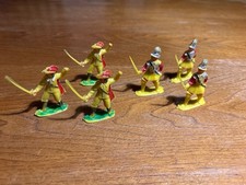 Conquistadores Spagnoli- Lotto 6 Soldatini in plastica  anni’60