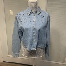 Camicia jeans ZARA gioiello
