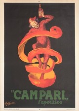 Leonetto Cappiello, 1950 - SPIRITELLO CAMPARI - Original affiche cm 140 x 100