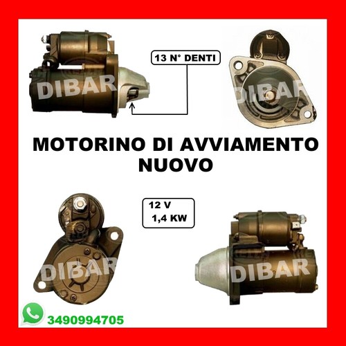 Motorino avviamento nuovo - avviamento,