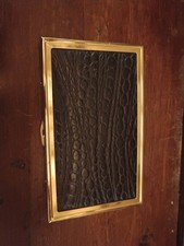 Portasigarette Vintage Avanzo Di Magazzino Metallo Color Oro Made In Italy