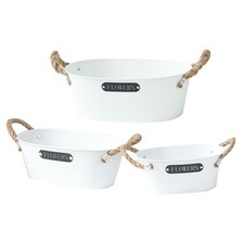  3 Pcs Portavasi Ferro