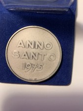 Medaglia ricordo dell'Anno Santo 1975 in Argento 800 - Basilica di San Pietro