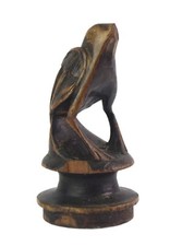 IN Legno Animale Scultura Old Bella Indiano Artigianato Aquila Figura i71-733