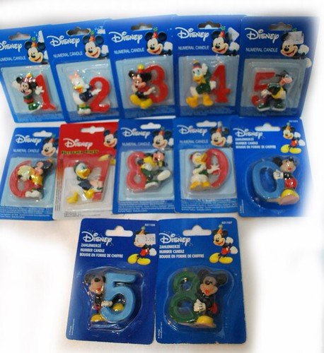 Candela topolino numero disney - numero,