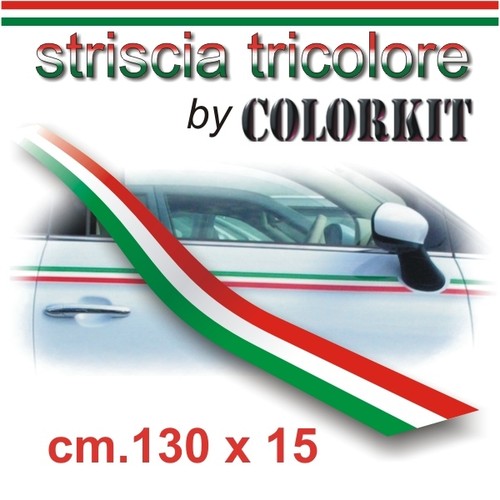 Striscia adesiva tricolore - , cm
