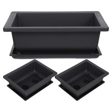 3 Sets Vasi Rettangolari in