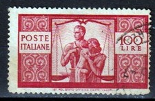 ITALIA REPUBBLICA 1945  DEMOCRATICA 100 LIRE USATO