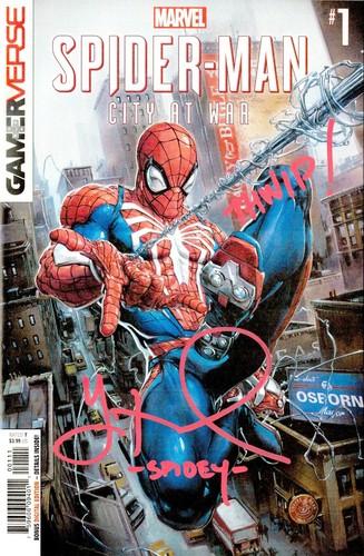 Yuri lowenthal fumetto firmato - lowenthal,