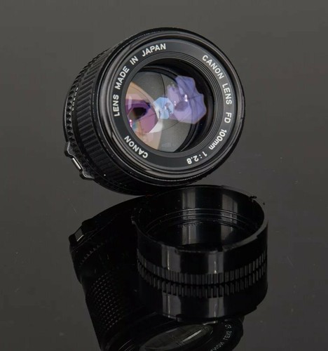 Canon 100mm tele with - fd, 2.8