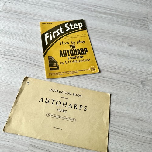 Vintage autoharp instruction - vintage,